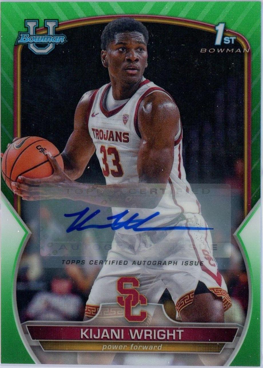 Kijani Wright [Autograph Green] #51