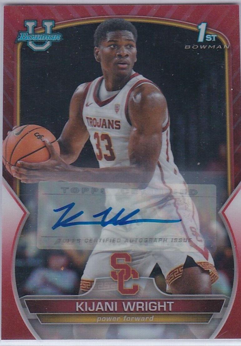 Kijani Wright [Autograph Red] #51