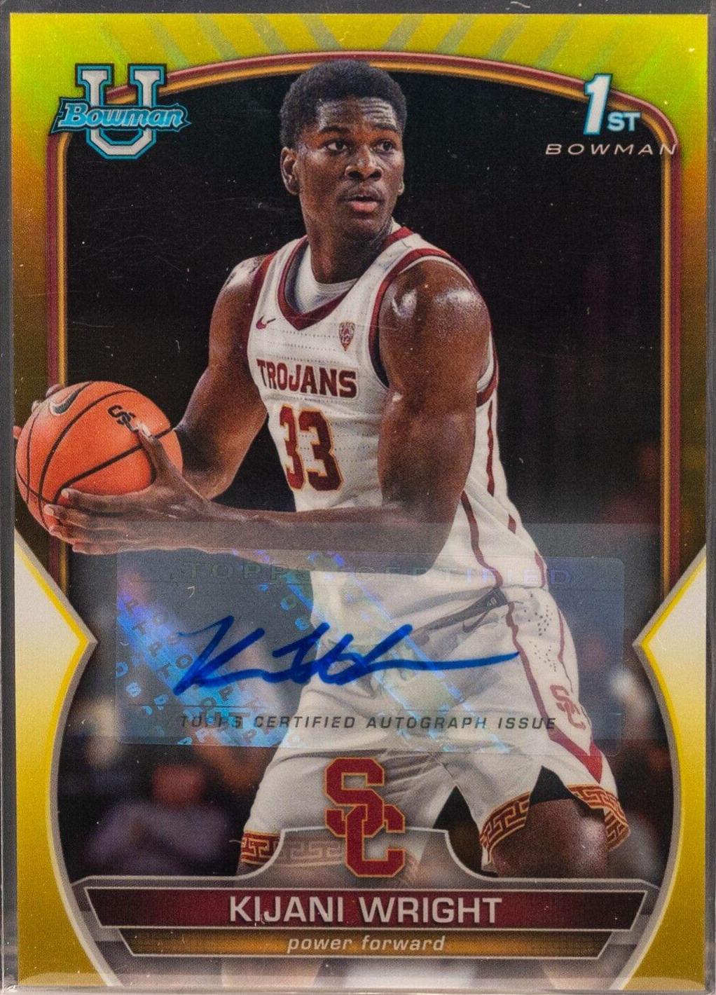 Kijani Wright [Autograph Yellow] #51