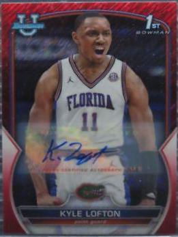 Kyle Lofton [Autograph Red Shimmer] #18
