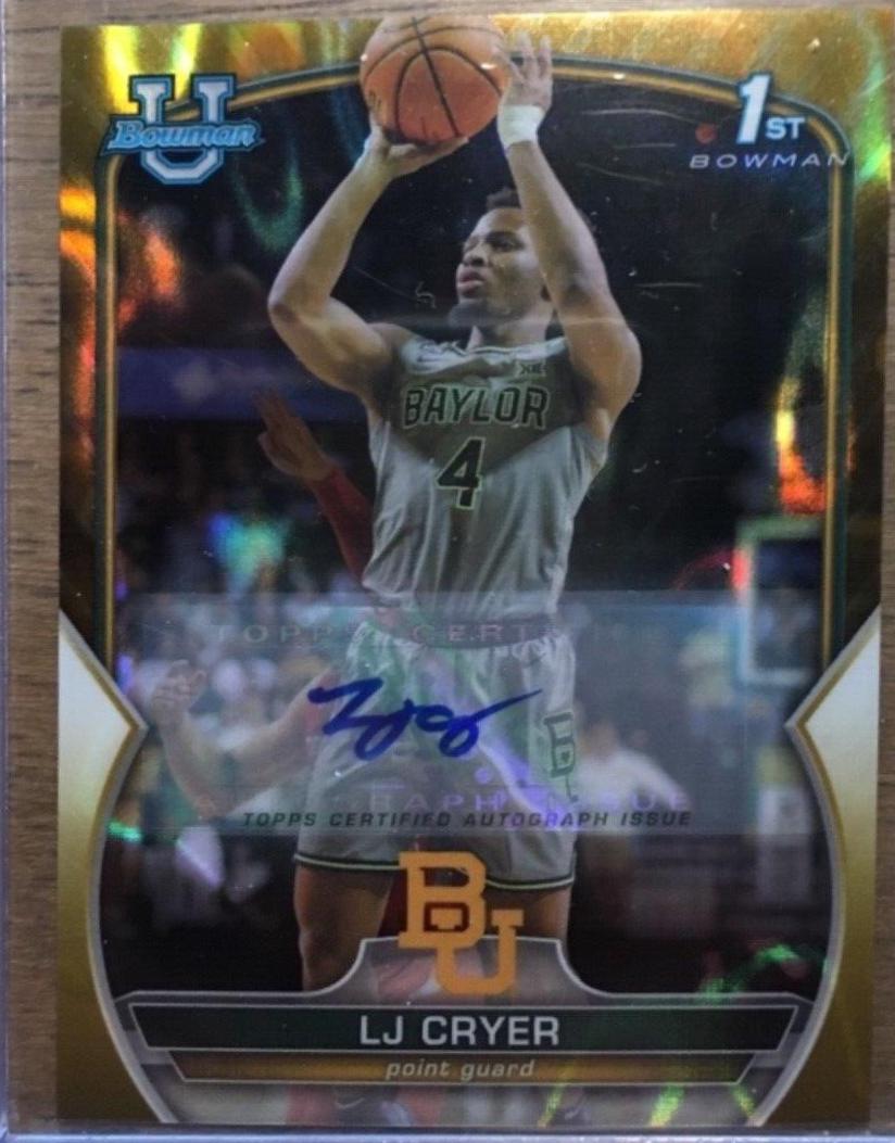 LJ Cryer [Autograph Gold Lava] #87
