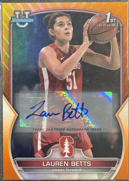 Lauren Betts [Autograph Orange] #49