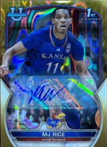 MJ Rice [Autograph Gold] #56