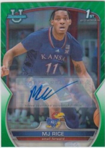 MJ Rice [Autograph Green] #56