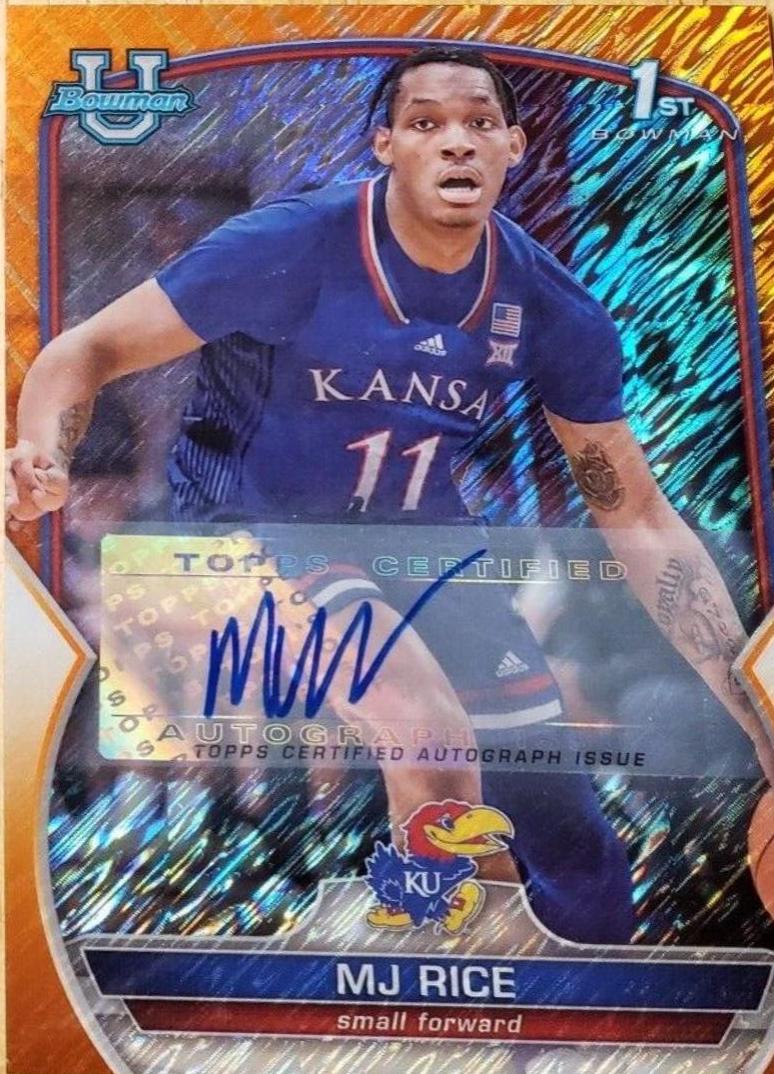 MJ Rice [Autograph Orange] #56