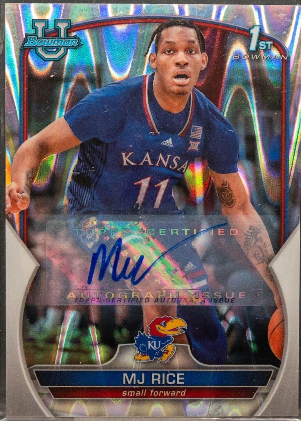 MJ Rice [Autograph Refractor] #56