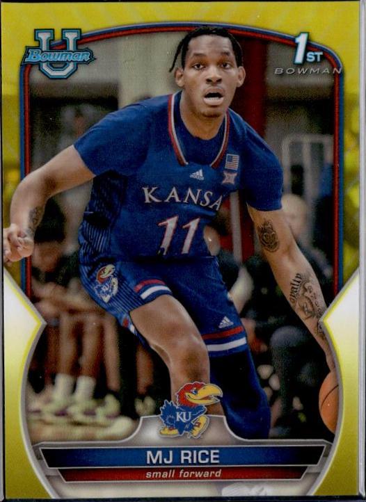 MJ Rice [Autograph Yellow] #56