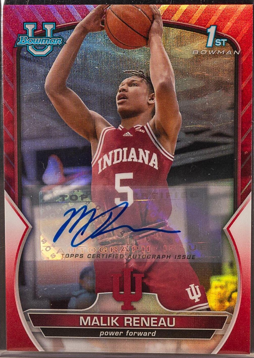 Malik Reneau [Autograph Red] #82