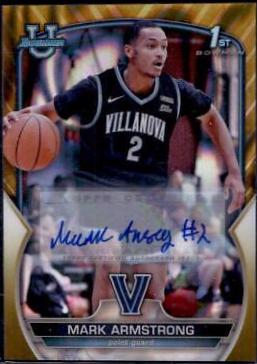 Mark Armstrong [Autograph Gold Lava] #95
