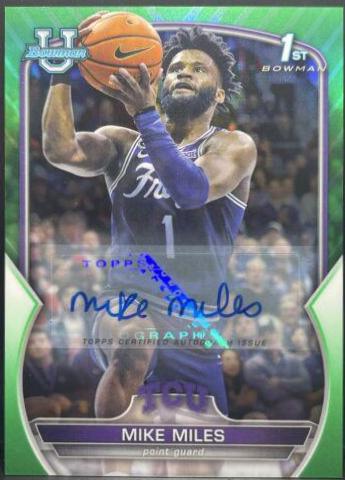 Mike Miles [Autograph Green] #88