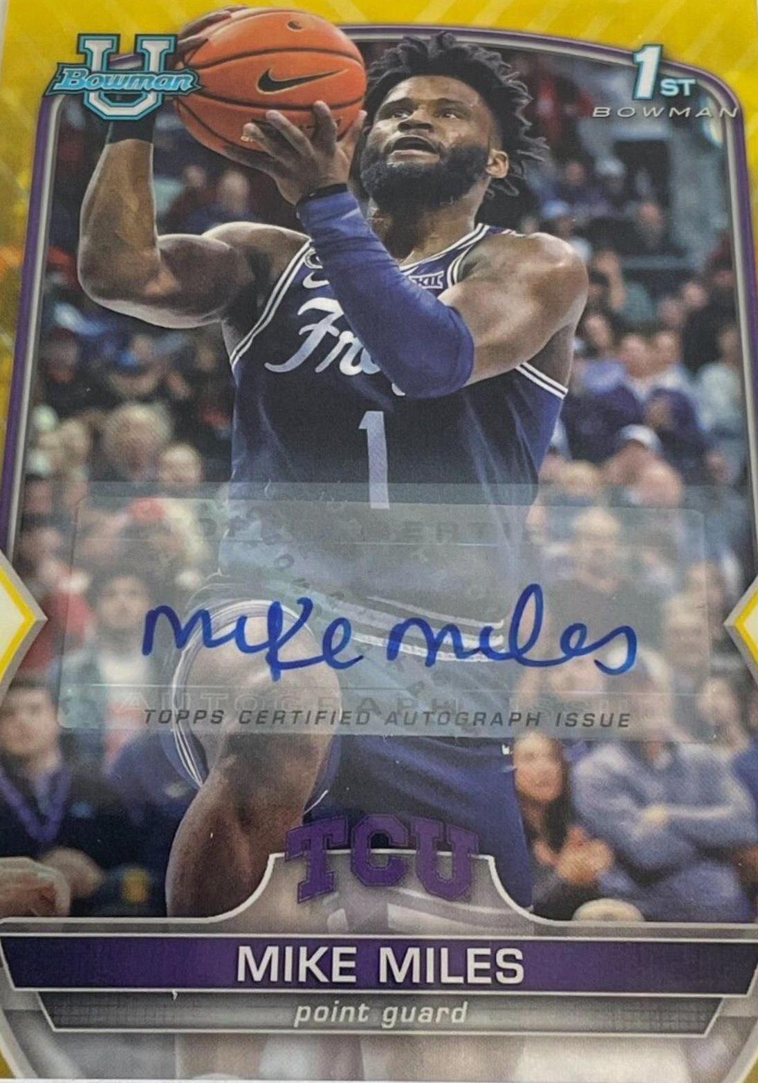 Mike Miles [Autograph Yellow] #88