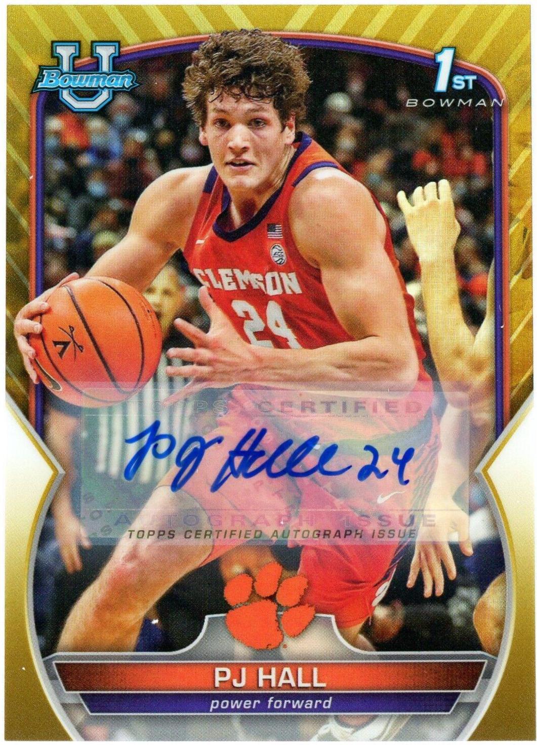 PJ Hall [Autograph Gold] #19