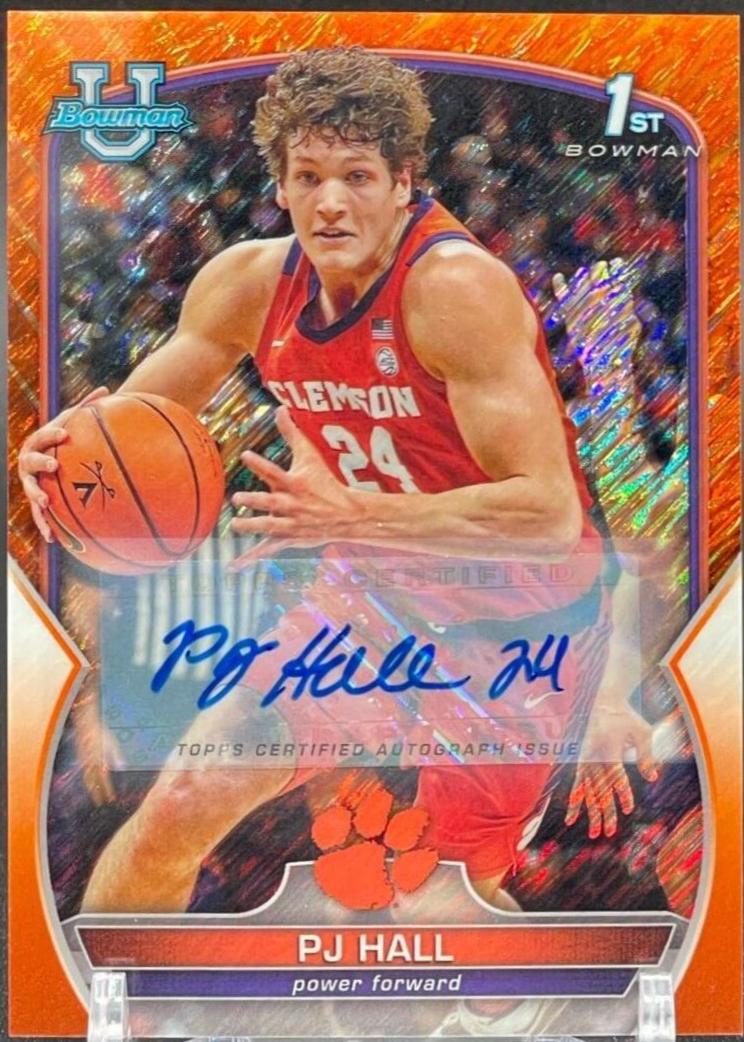 PJ Hall [Autograph Orange Shimmer] #19