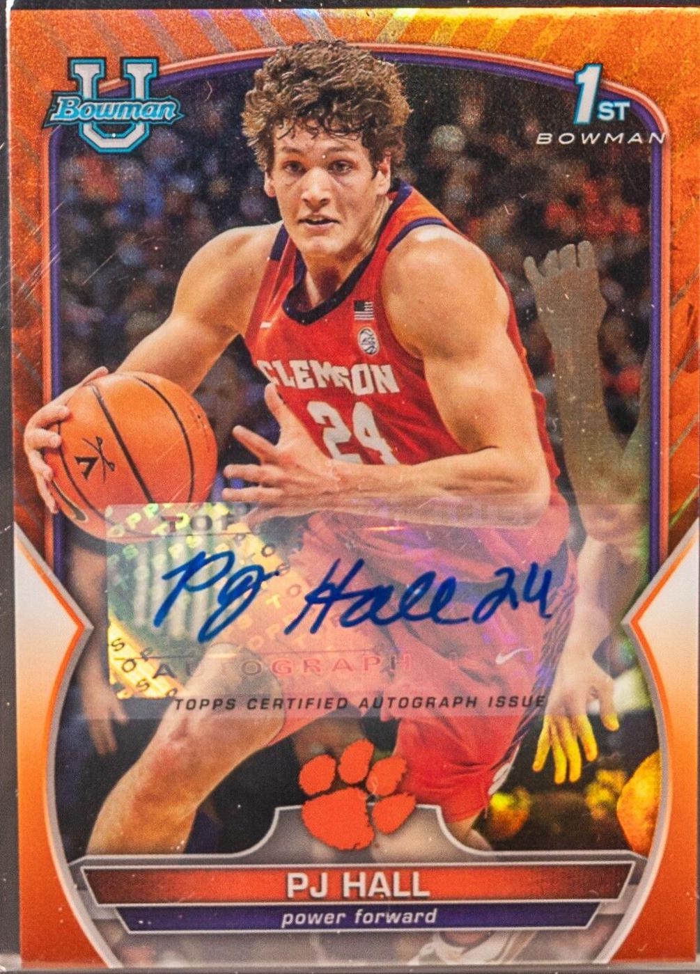 PJ Hall [Autograph Orange] #19