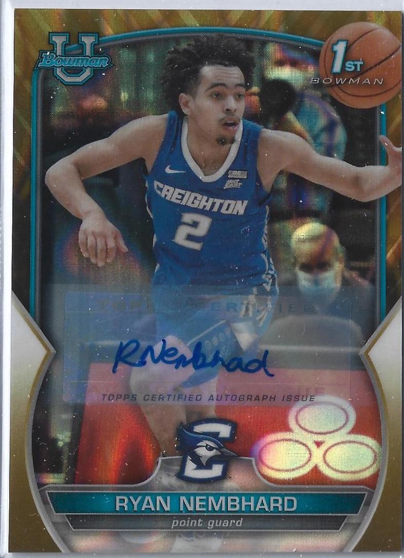 Ryan Nembhard [Autograph Gold] #96