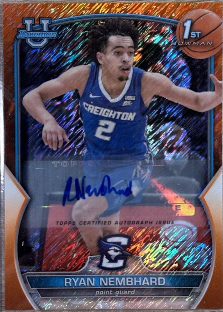 Ryan Nembhard [Autograph Orange Shimmer] #96