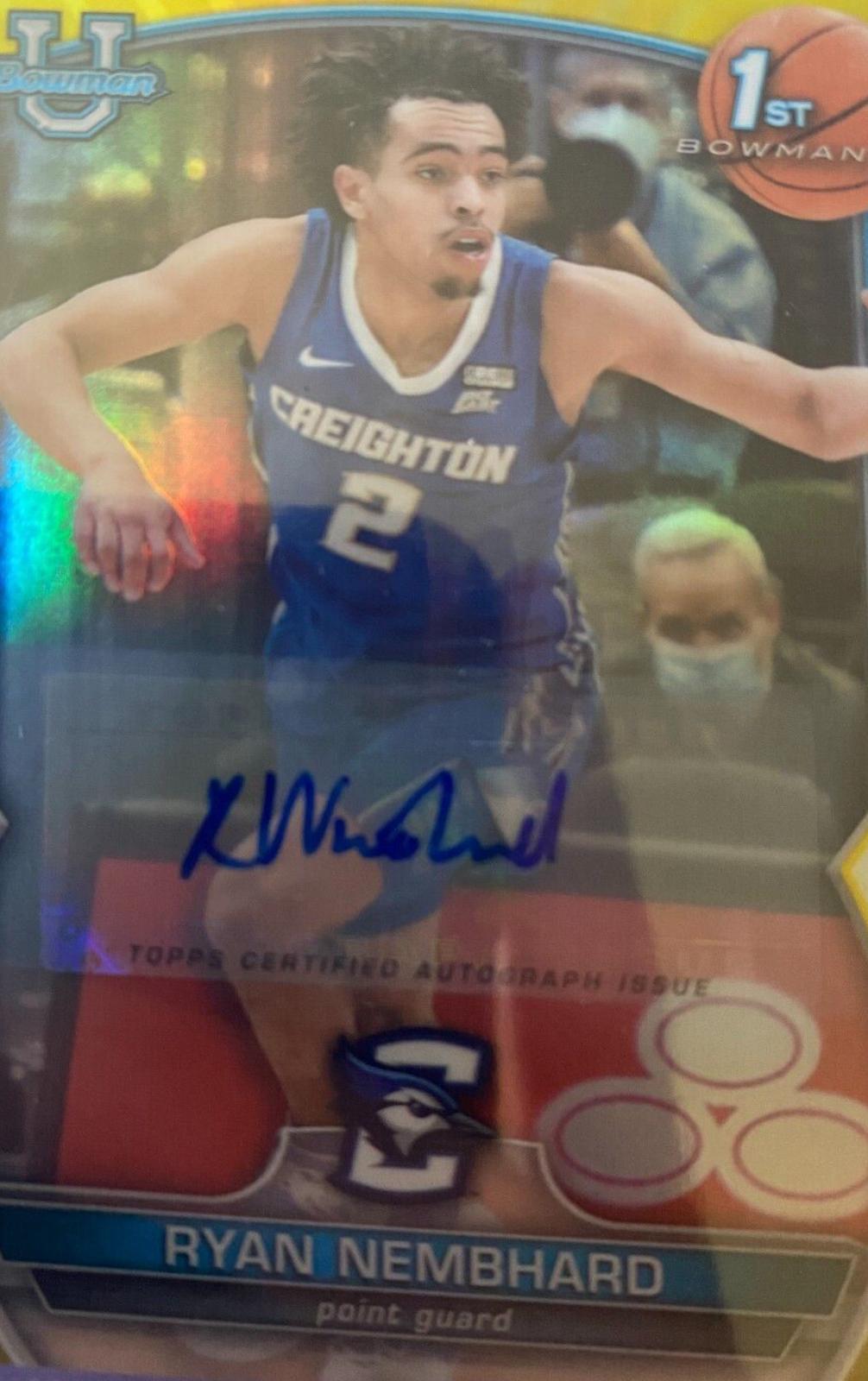 Ryan Nembhard [Autograph Yellow] #96