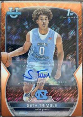 Seth Trimble [Autograph Orange Shimmer] #38