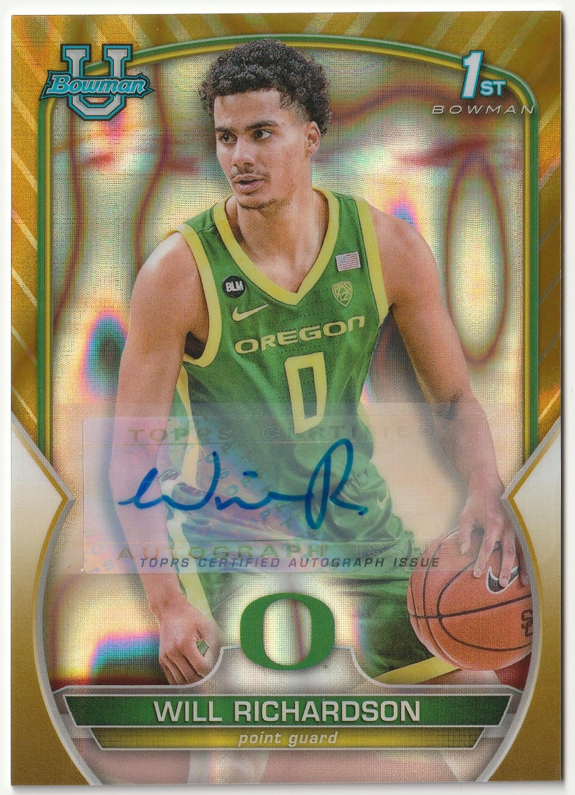 Will Richardson [Autograph Gold Lava] #31