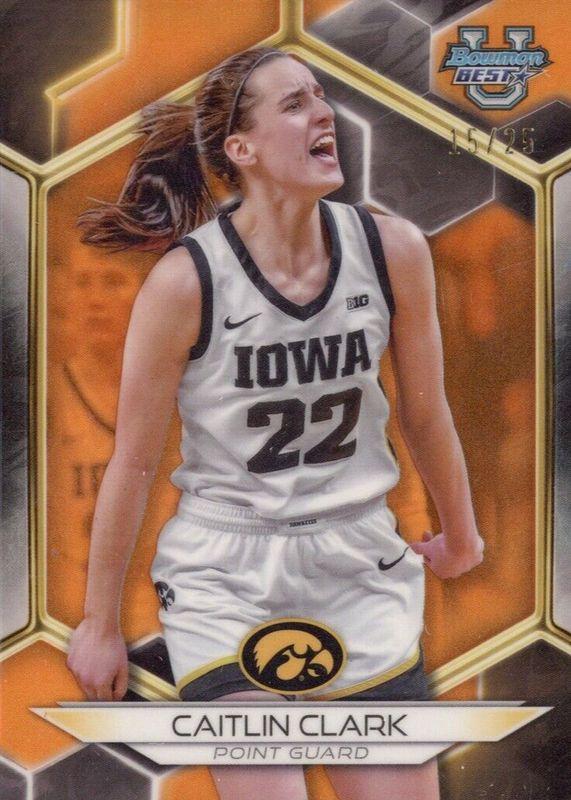 Caitlin Clark [Orange Refractor] #30