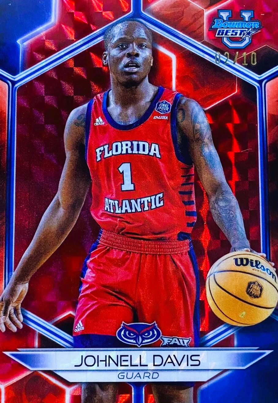 Johnell Davis [Geometric Red Refractor] #15