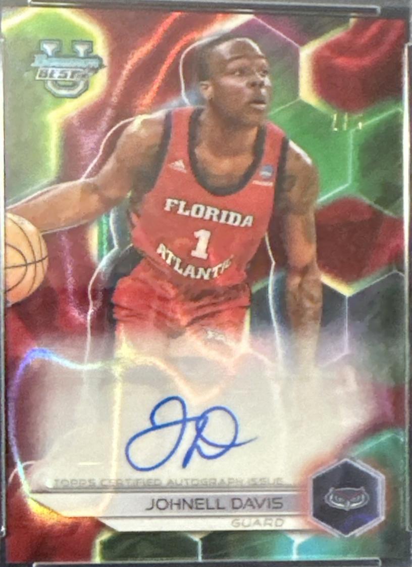 Johnell Davis [Geometric White Refractor] #15