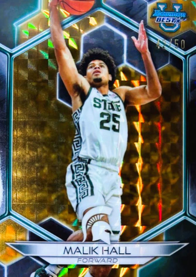 Malik Hall [Geometric Gold Refractor] #57