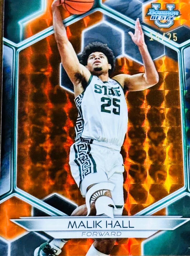 Malik Hall [Geometric Orange Refractor] #57