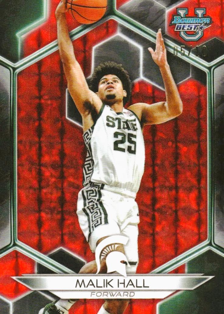 Malik Hall [Geometric Red Refractor] #57