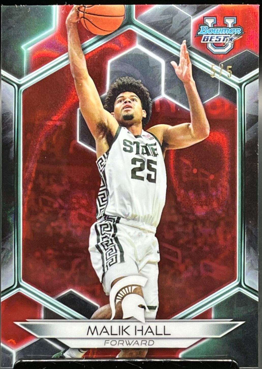 Malik Hall [Red Lava Refractor] #57