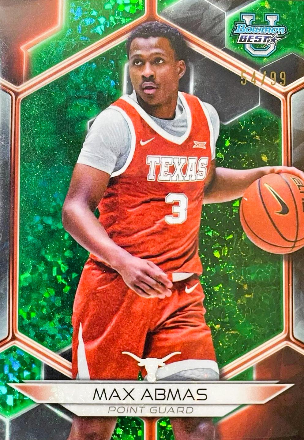 Max Abmas [Green Mini-Diamond Refractor] #84