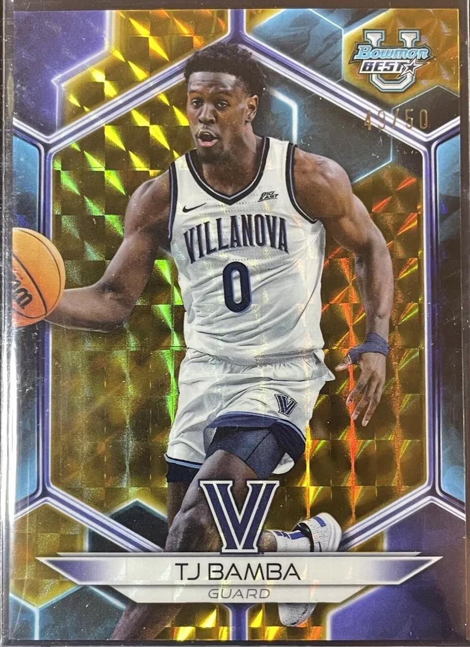 TJ Bamba [Geometric Gold Refractor] #97