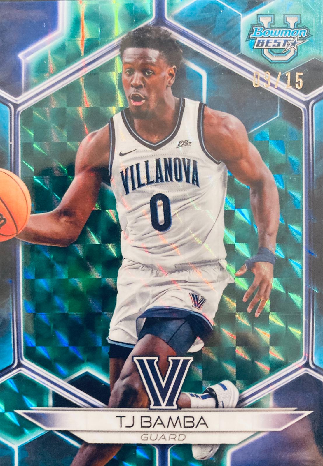 TJ Bamba [Geometric Teal Refractor] #97