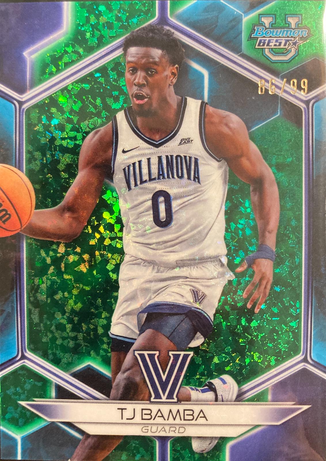 TJ Bamba [Green Mini-Diamond Refractor] #97