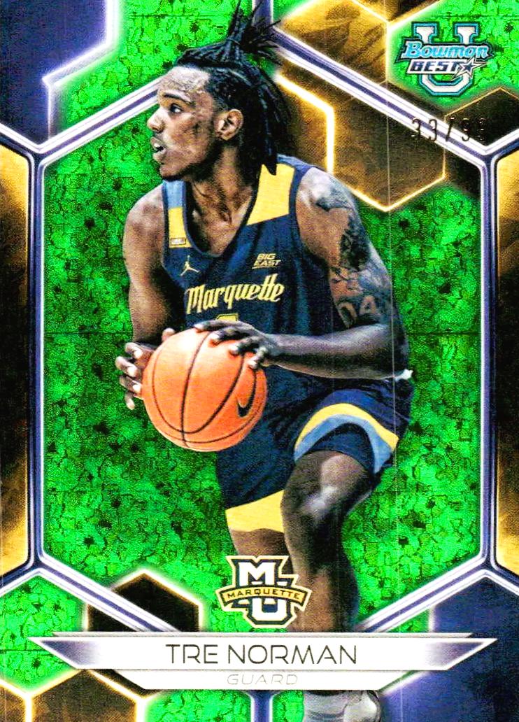 Tre Norman [Green Mini-Diamond Refractor] #47