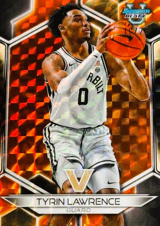 Tyrin Lawrence [Geometric Orange Refractor] #95