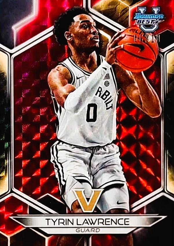 Tyrin Lawrence [Geometric Red Refractor] #95