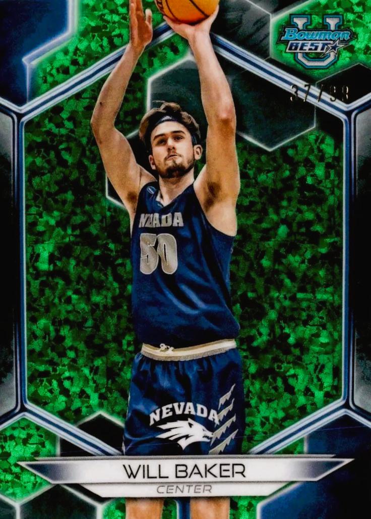 Will Baker [Green Mini-Diamond Refractor] #61