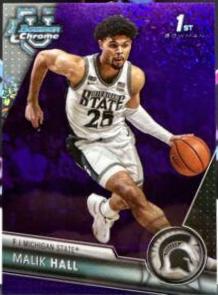 Malik Hall [Purple Mini-Diamond] #55