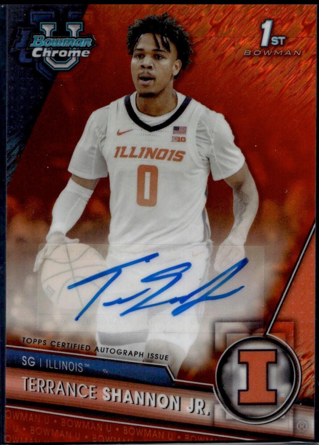 Terrance Shannon Jr. [Orange Shimmer] #BCPA-TS