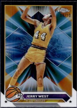 Jerry West [Black Refractor] #125