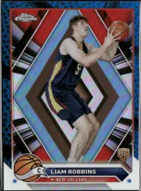 Liam Robbins [Blue Basketball Refractor] #174