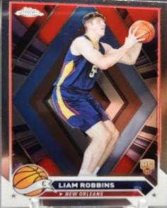 Liam Robbins [Orange Basketball Refractor] #174