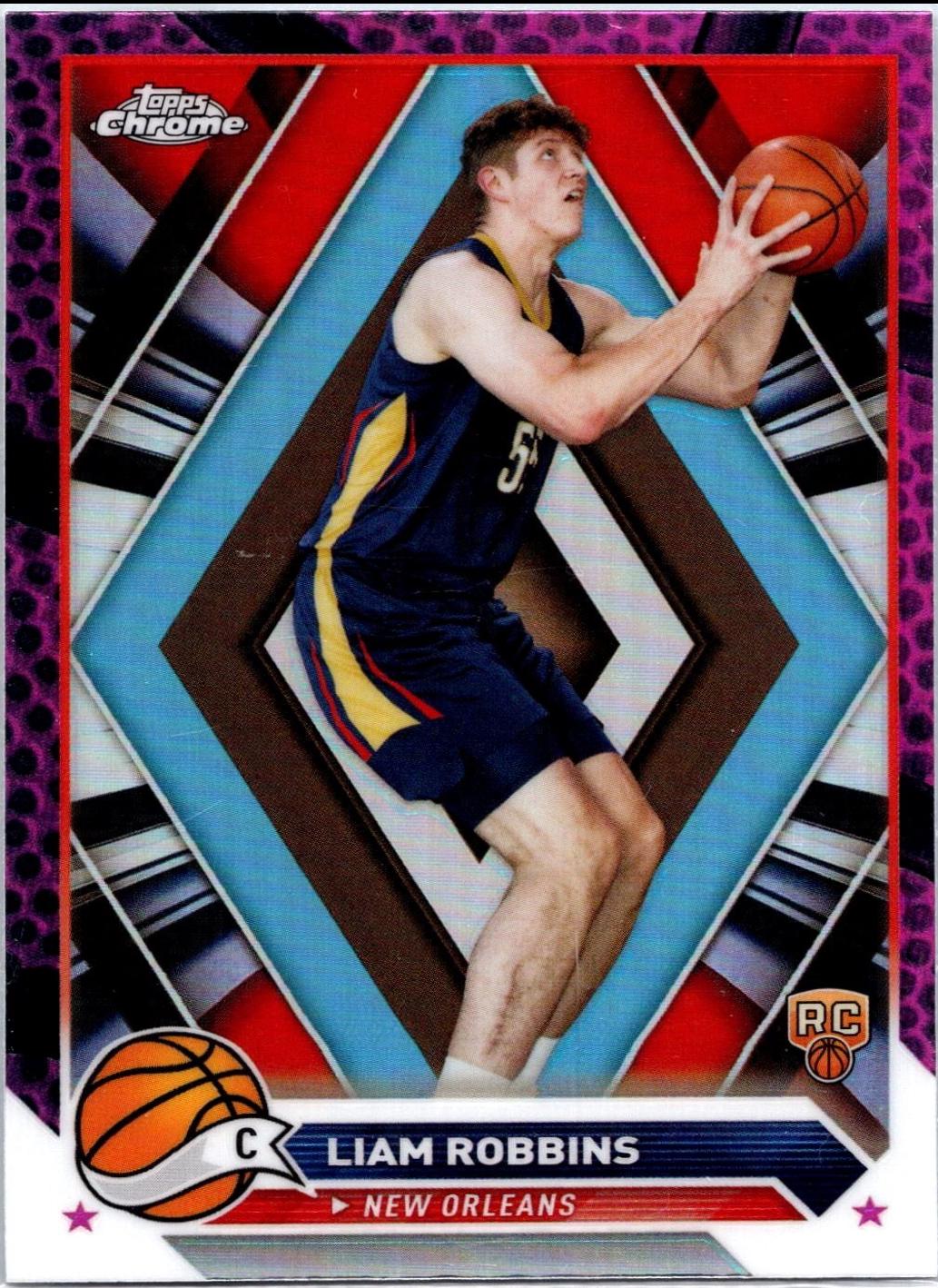 Liam Robbins [Pink Basketball Refractor] #174