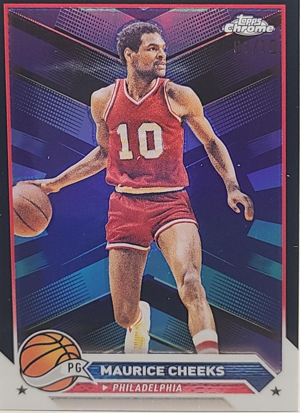 Maurice Cheeks [Black Refractor] #34