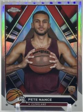 Pete Nance [Orange Basketball Refractor] #144