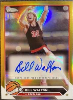 Bill Walton [Gold Refractor] #CG-BW