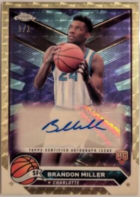 Brandon Miller [Superfractor] #CG-BM