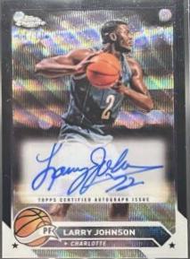 Larry Johnson [Black Wave Refractor] #CG-LJ