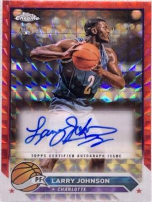 Larry Johnson [Red Refractor] #CG-LJ